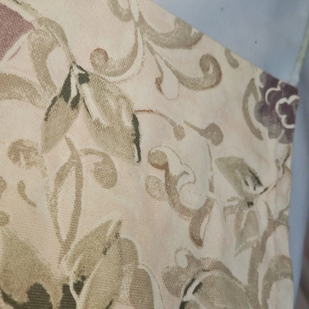 Floral Valance SET of One Window 2 Pieces Included 40x24x36